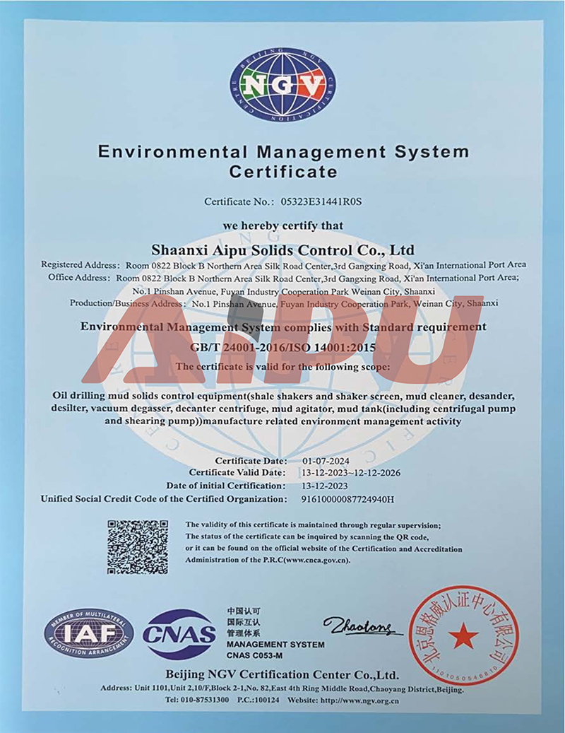 ISO 14001 Certification